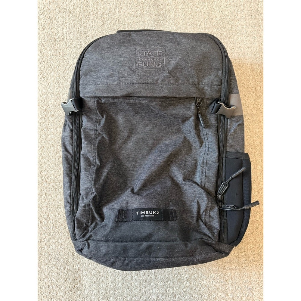 Timbuk2 Backpack, The Division Pack Jet‎ Black Static - State Fund Stitch